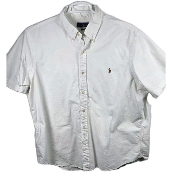 Ralph Lauren Other - Polo Ralph Lauren Men's XXL TTG White Short Sleeve Dress Shirt